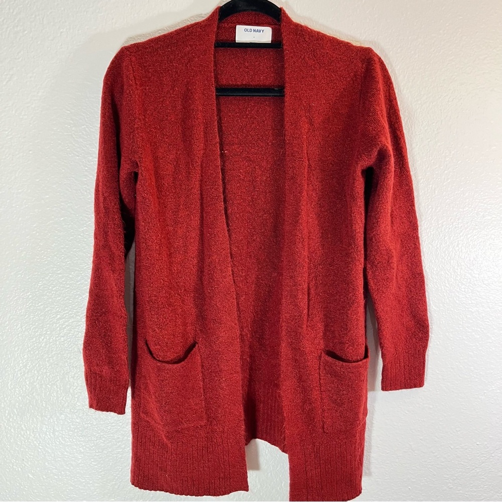 Valentine's Day Red Old Navy Cardigan Size Small with Pockets Long Sleeve